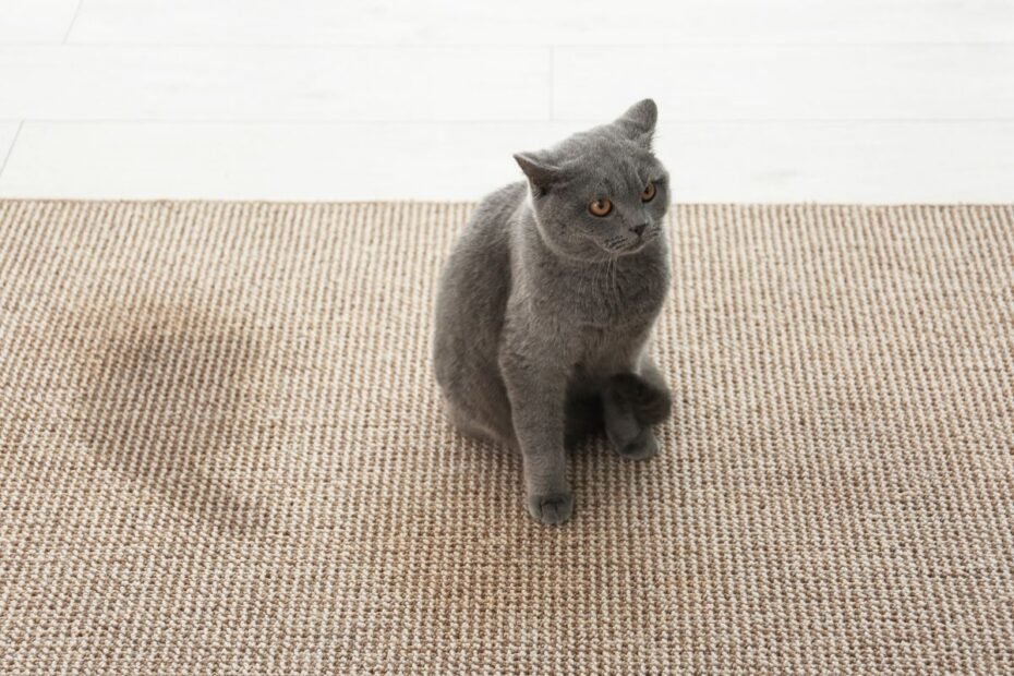 Kačių šlapimo kvapo naikinimas ant kilimo