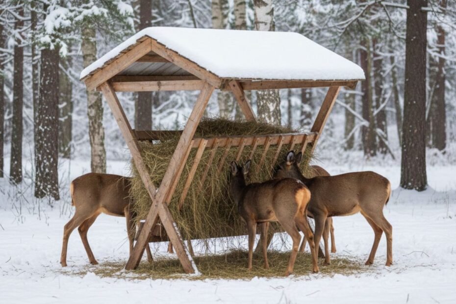 Ėdžios stirnoms ir kitiems gyvūnams žiemą: kokias gaminti, kuo pripildyti ir kaip prižiūrėti?