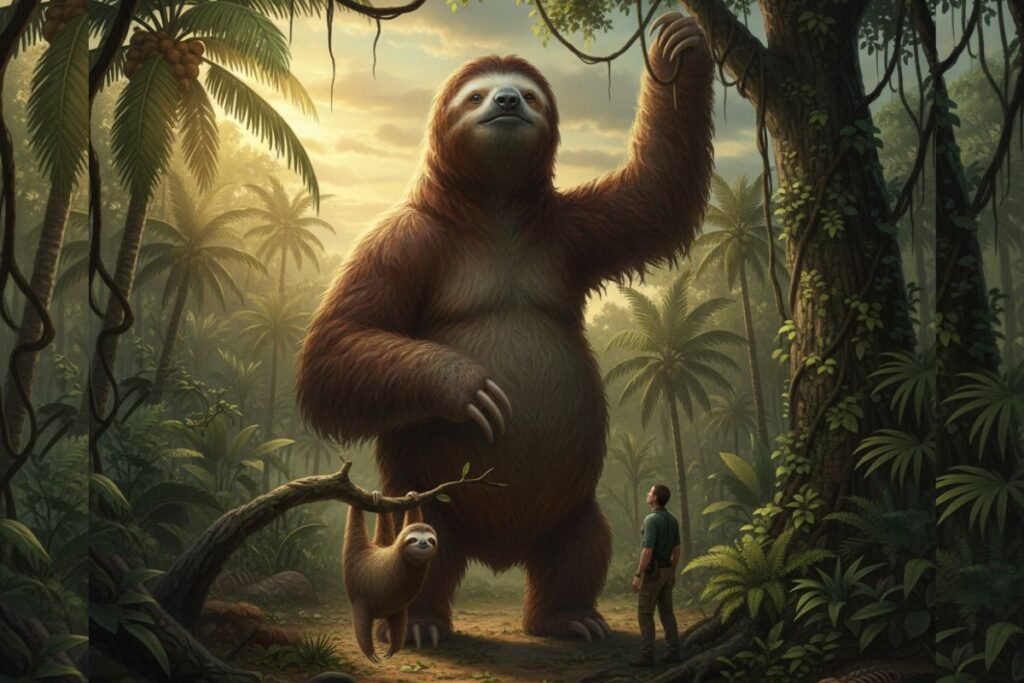 Seniau jie buvo didžiausi gyvūnai, palyginus su šiais laikais. Kodėl jie taip drastiškai sumažėjo? Tinginiai